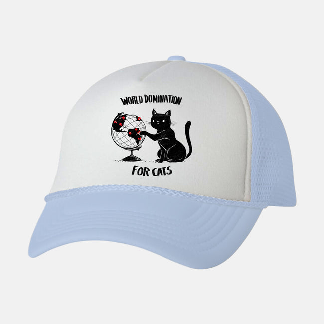 World Domination For Cats-unisex trucker hat-tobefonseca