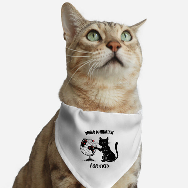 World Domination For Cats-cat adjustable pet collar-tobefonseca