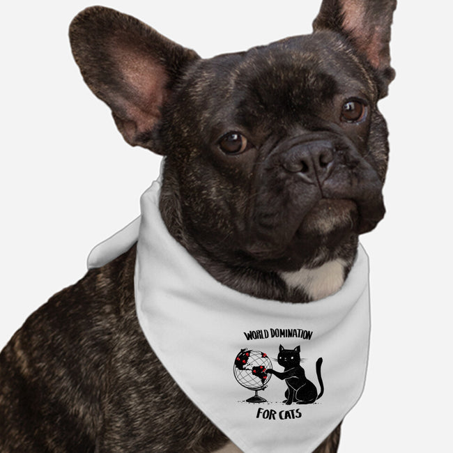 World Domination For Cats-dog bandana pet collar-tobefonseca