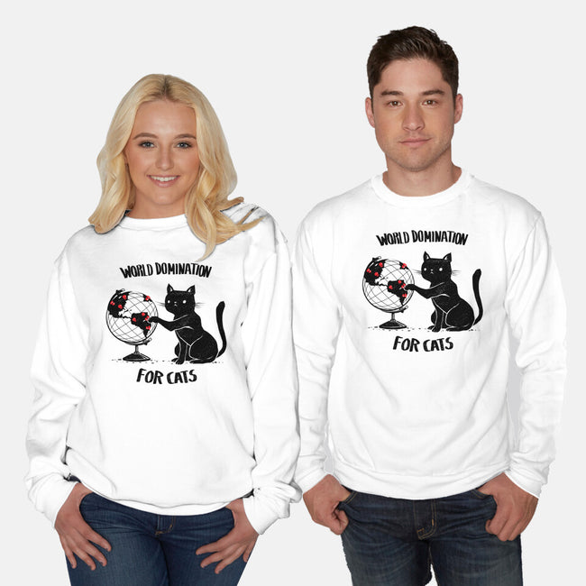 World Domination For Cats-unisex crew neck sweatshirt-tobefonseca
