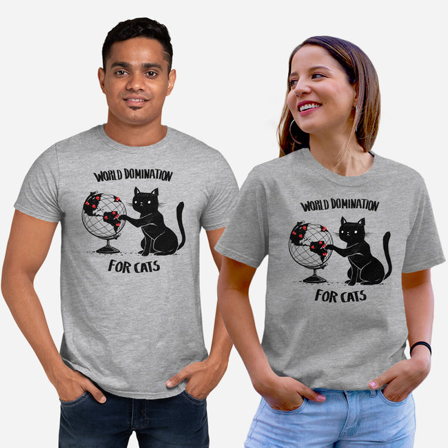 World Domination For Cats-unisex basic tee-tobefonseca