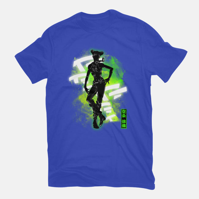 Cosmic Jolyne-womens fitted tee-fanfreak1