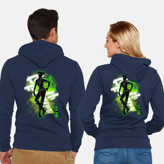 Cosmic Jolyne-unisex zip-up sweatshirt-fanfreak1