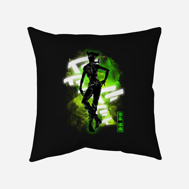 Cosmic Jolyne-none removable cover throw pillow-fanfreak1