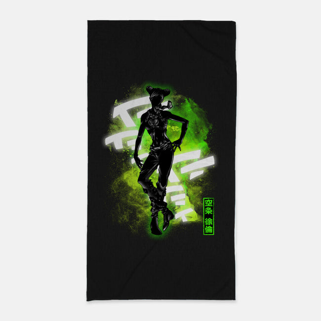 Cosmic Jolyne-none beach towel-fanfreak1