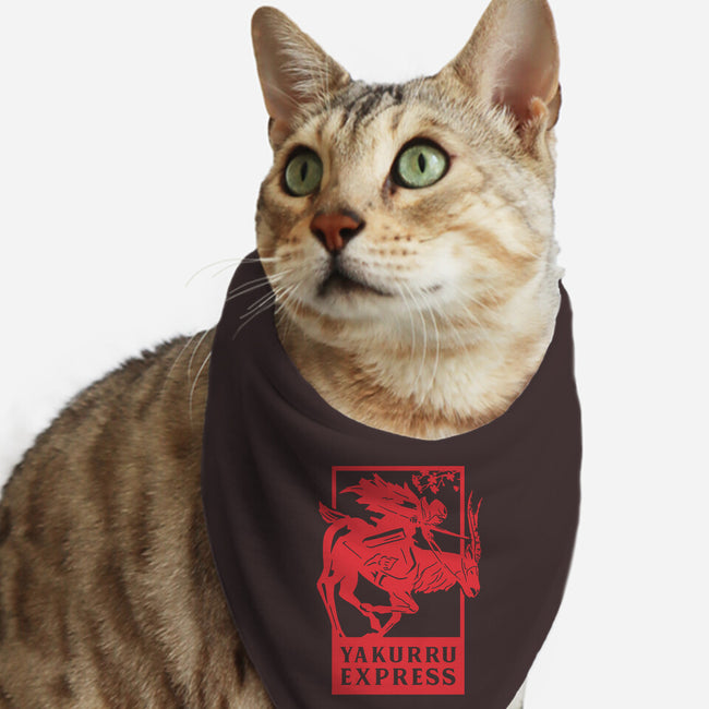 Yakurru Express-cat bandana pet collar-RamenBoy