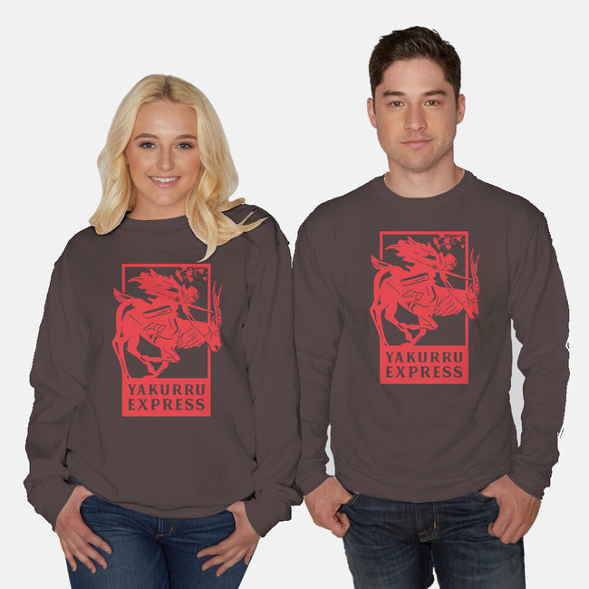 Yakurru Express-unisex crew neck sweatshirt-RamenBoy