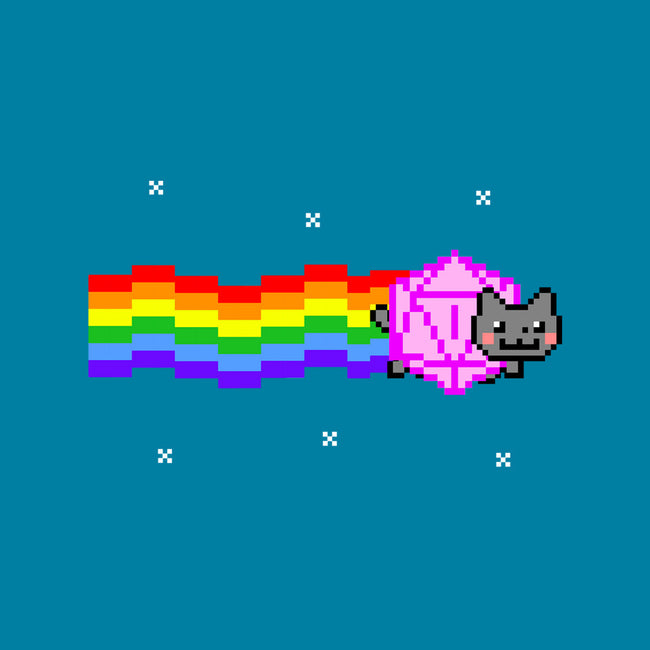 Nyan D20 Cat-womens basic tee-ShirtGoblin