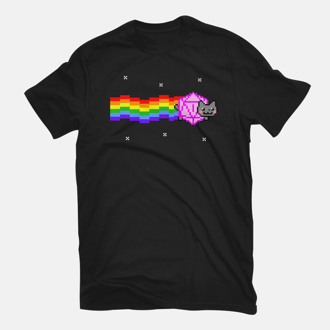 Nyan D20 Cat-youth basic tee-ShirtGoblin