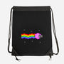 Nyan D20 Cat-none drawstring bag-ShirtGoblin