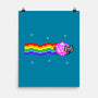 Nyan D20 Cat-none matte poster-ShirtGoblin