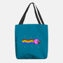 Nyan D20 Cat-none basic tote-ShirtGoblin