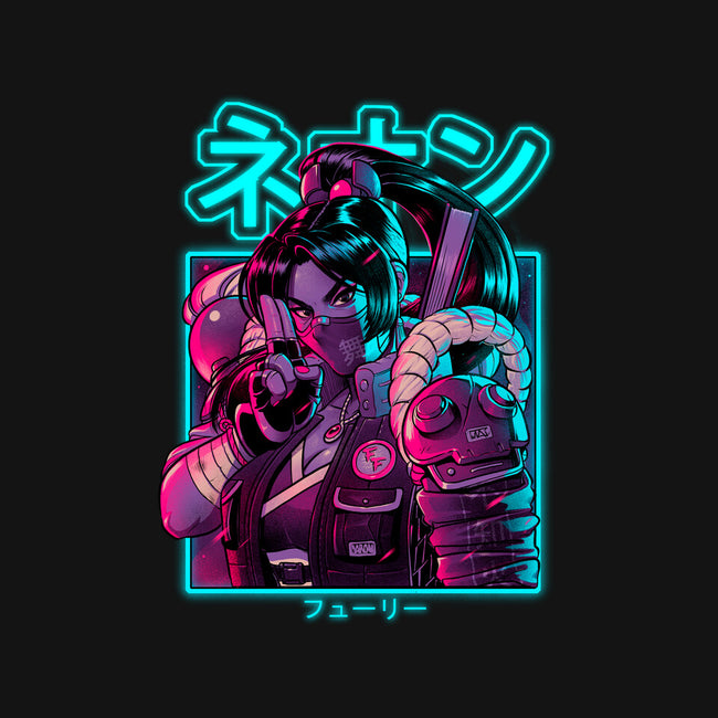 Neon Fury-none stretched canvas-Bruno Mota