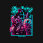Neon Fury-none removable cover w insert throw pillow-Bruno Mota