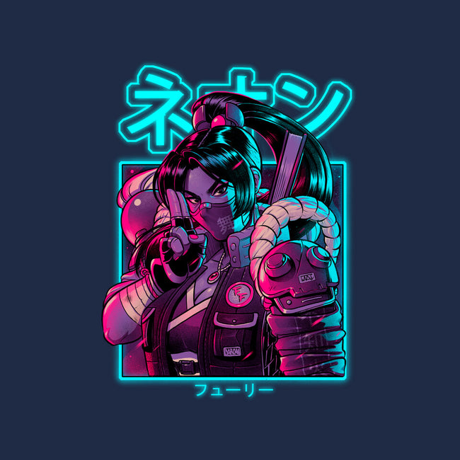 Neon Fury-none stretched canvas-Bruno Mota