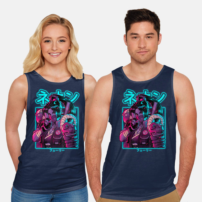 Neon Fury-unisex basic tank-Bruno Mota