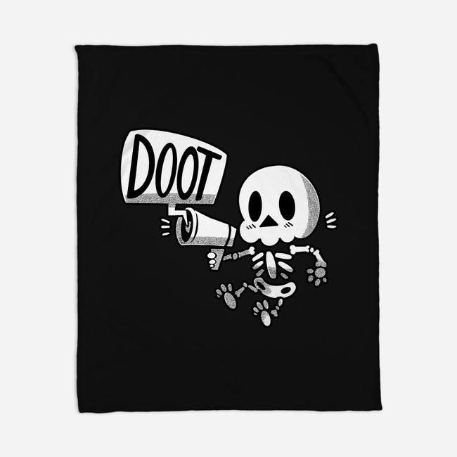 DOOT Skeleton-none fleece blanket-TechraNova