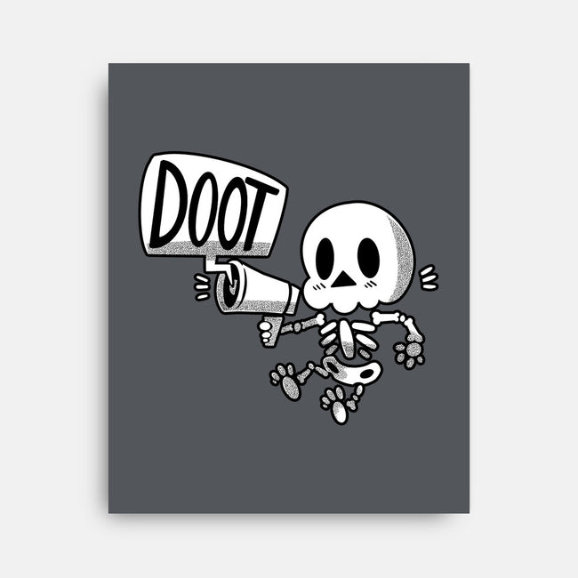 DOOT Skeleton-none stretched canvas-TechraNova