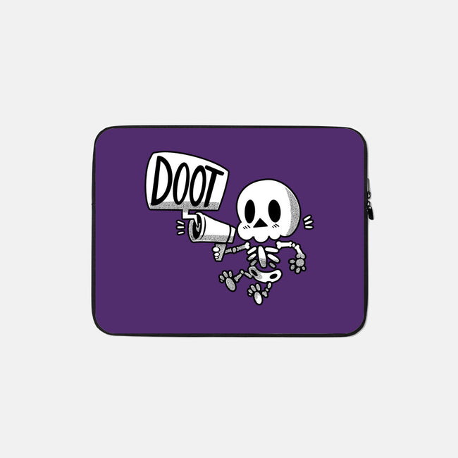 DOOT Skeleton-none zippered laptop sleeve-TechraNova