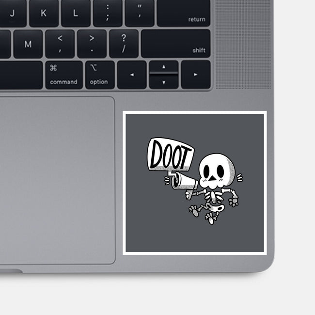 DOOT Skeleton-none glossy sticker-TechraNova