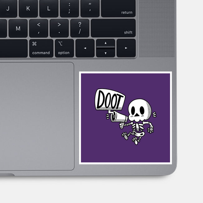 DOOT Skeleton-none glossy sticker-TechraNova