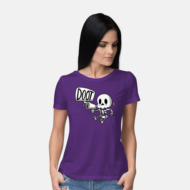 DOOT Skeleton-womens basic tee-TechraNova