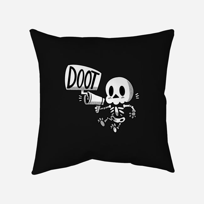 DOOT Skeleton-none removable cover throw pillow-TechraNova