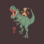T-Rex Catana-none removable cover w insert throw pillow-vp021