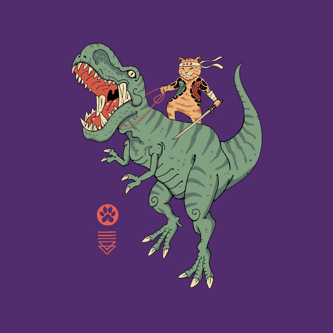 T-Rex Catana-none removable cover w insert throw pillow-vp021