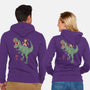 T-Rex Catana-unisex zip-up sweatshirt-vp021