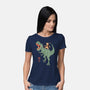 T-Rex Catana-womens basic tee-vp021