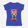 My Inner Demon-womens v-neck tee-NemiMakeit