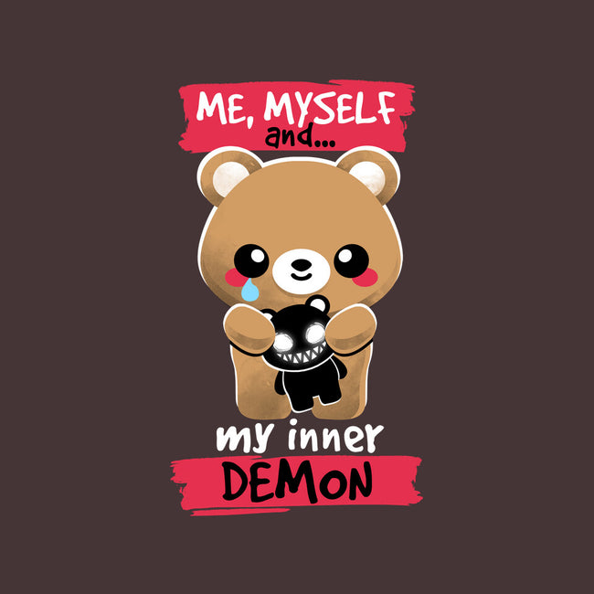 My Inner Demon-none drawstring bag-NemiMakeit