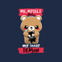 My Inner Demon-none removable cover w insert throw pillow-NemiMakeit