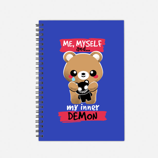 My Inner Demon-none dot grid notebook-NemiMakeit