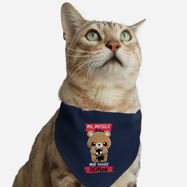 My Inner Demon-cat adjustable pet collar-NemiMakeit