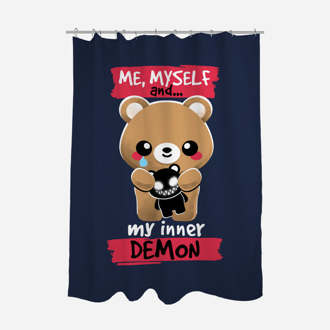 My Inner Demon-none polyester shower curtain-NemiMakeit