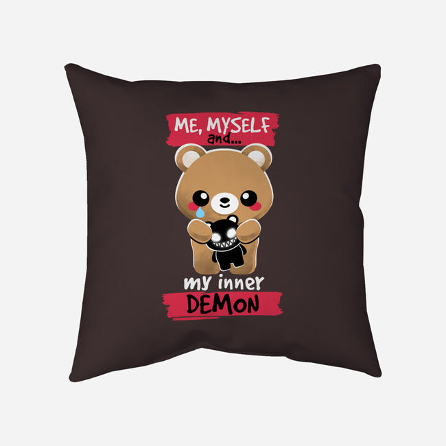 My Inner Demon-none removable cover throw pillow-NemiMakeit