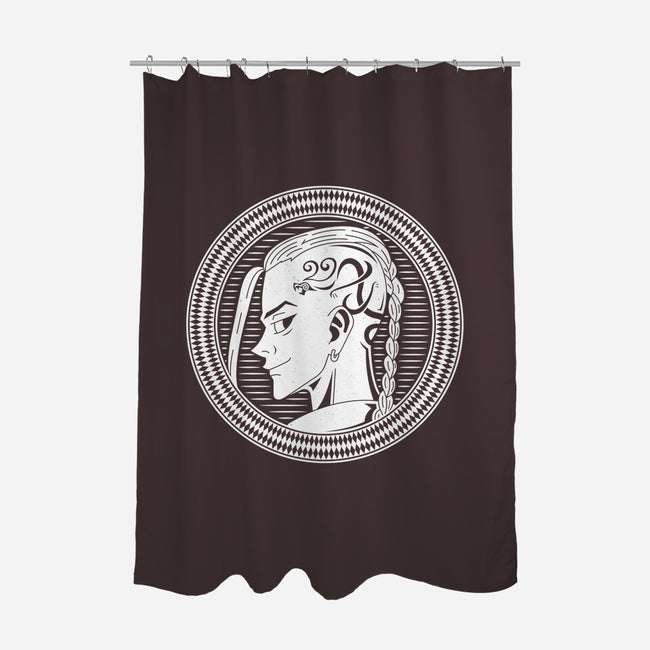 Draken-none polyester shower curtain-Logozaste