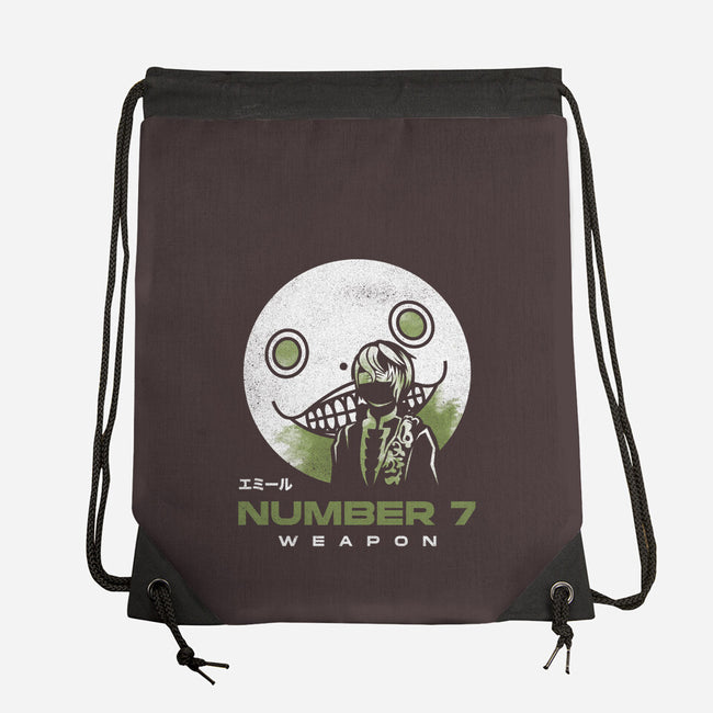 Emil Weapon Number 7-none drawstring bag-Logozaste