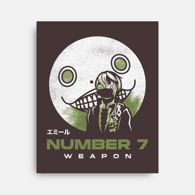 Emil Weapon Number 7-none stretched canvas-Logozaste