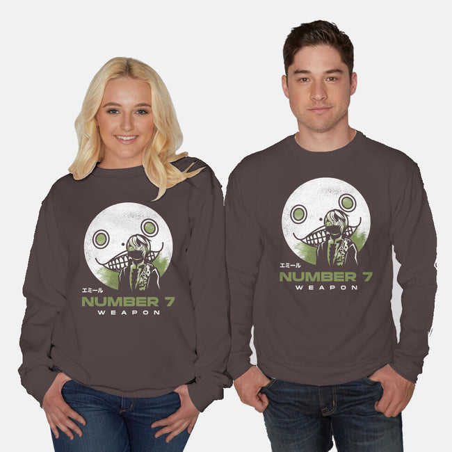 Emil Weapon Number 7-unisex crew neck sweatshirt-Logozaste