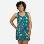 Dungeons And Patterns-womens all over print racerback dress-queenmob