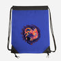 Wave Of Destruction-none drawstring bag-glitchygorilla
