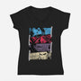 Enemy-womens v-neck tee-fanfabio