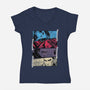 Enemy-womens v-neck tee-fanfabio