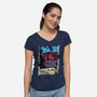 Enemy-womens v-neck tee-fanfabio
