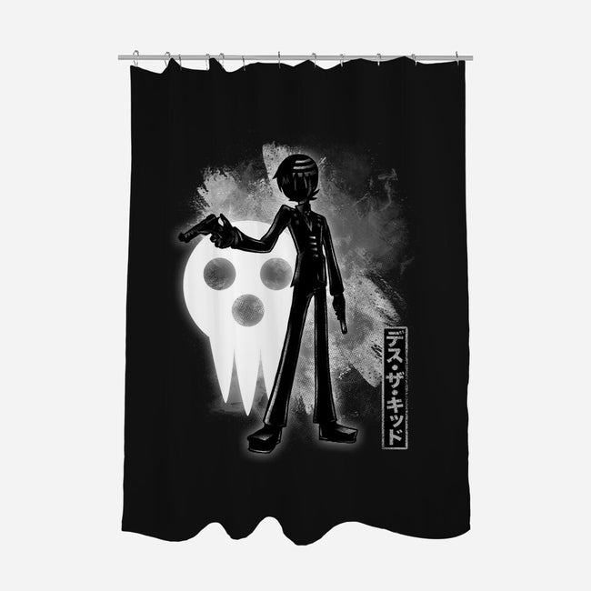Cosmic Deaths Kid-none polyester shower curtain-fanfreak1