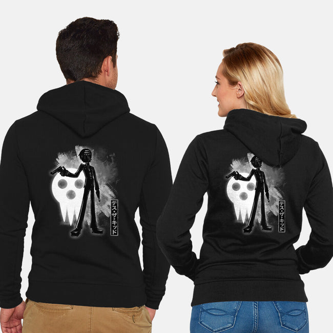 Cosmic Deaths Kid-unisex zip-up sweatshirt-fanfreak1