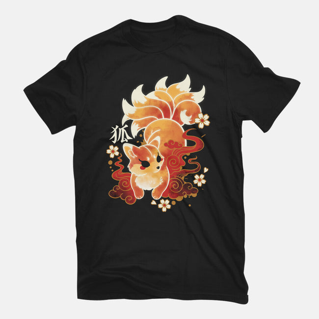 Kitsune Kawaii-womens basic tee-NemiMakeit